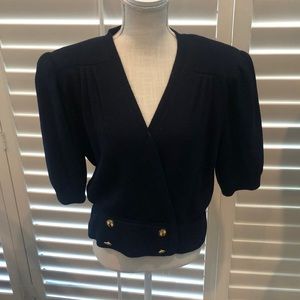 Vintage St. John knit top. Classic.
